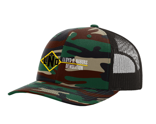 Nabors Demolition Embroidered Camo Hat