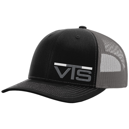 Valley Tel Embroidered White/Gray Logo Hat - Richardson 112