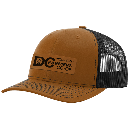 DC CO-OP Logo Rawhide Leather Patch