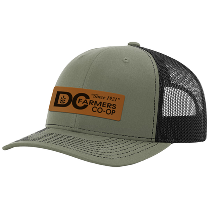 DC CO-OP Logo Rawhide Leather Patch