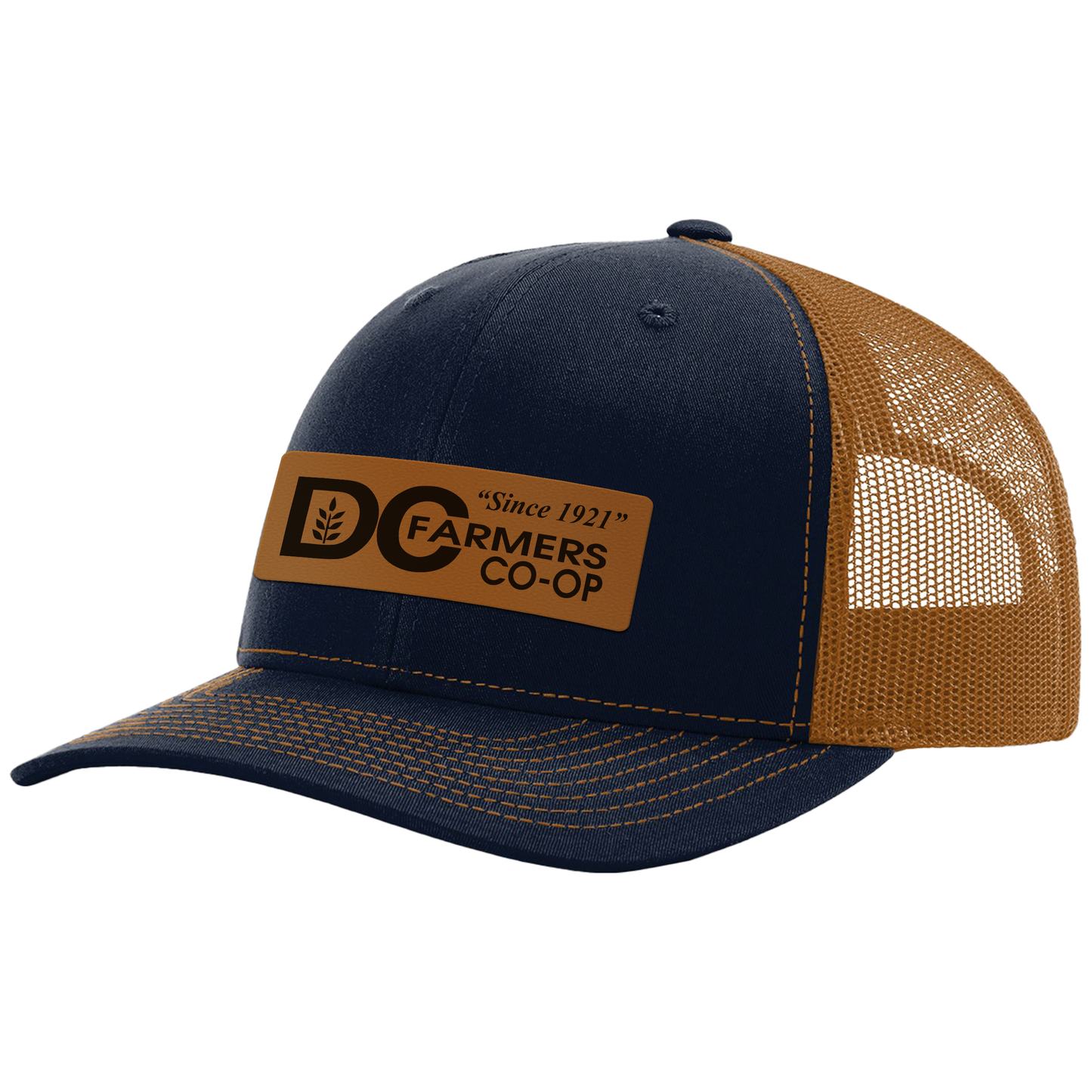 DC CO-OP Logo Rawhide Leather Patch