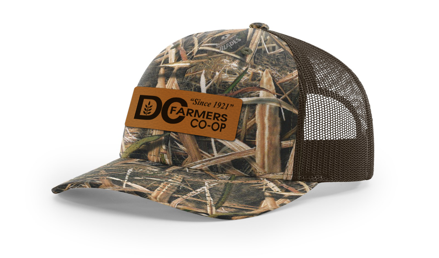 DC CO-OP Logo Rawhide Leather Patch - Richardson 112P