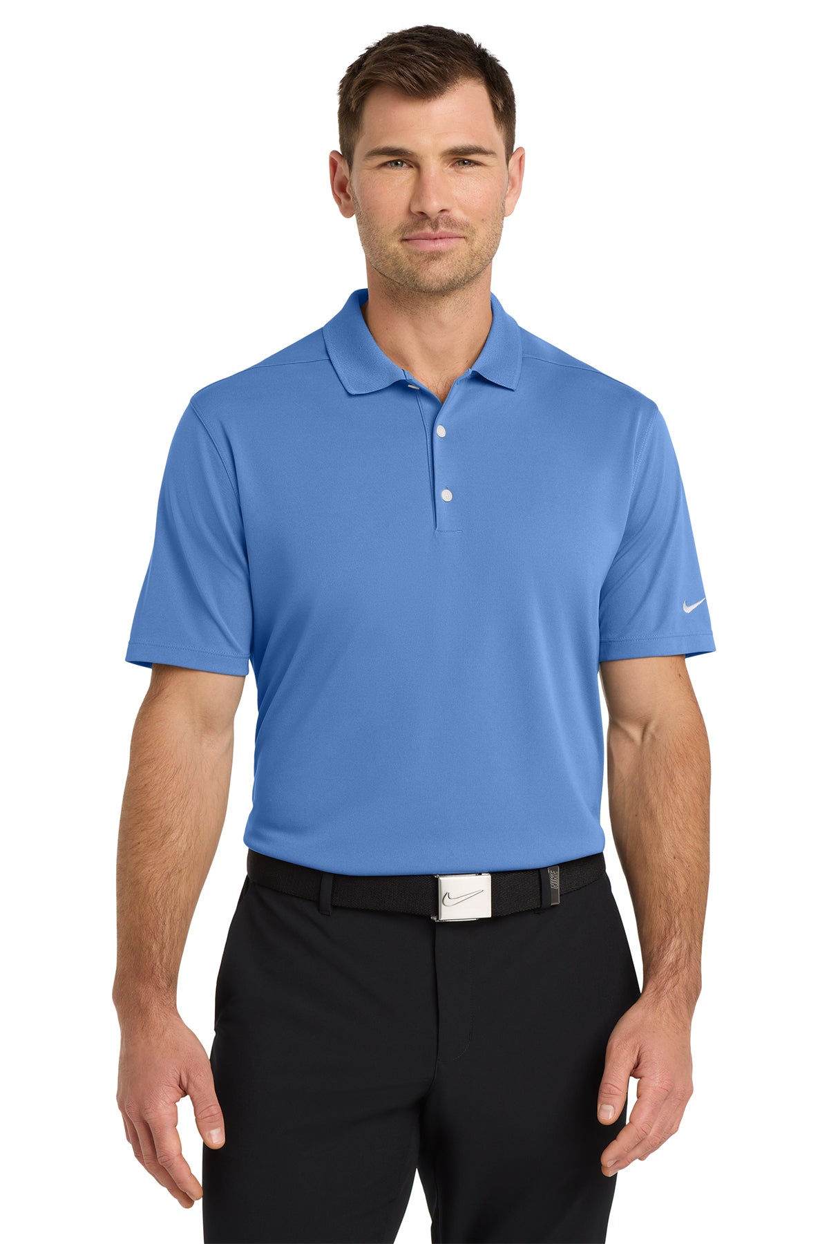 Snap-On Short Sleeve Blue Polo - NKDC1963 Valor Blue