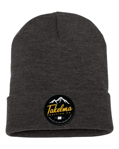 Takelma Mountain Logo Embroidered Beanie - Yupong 1501KC