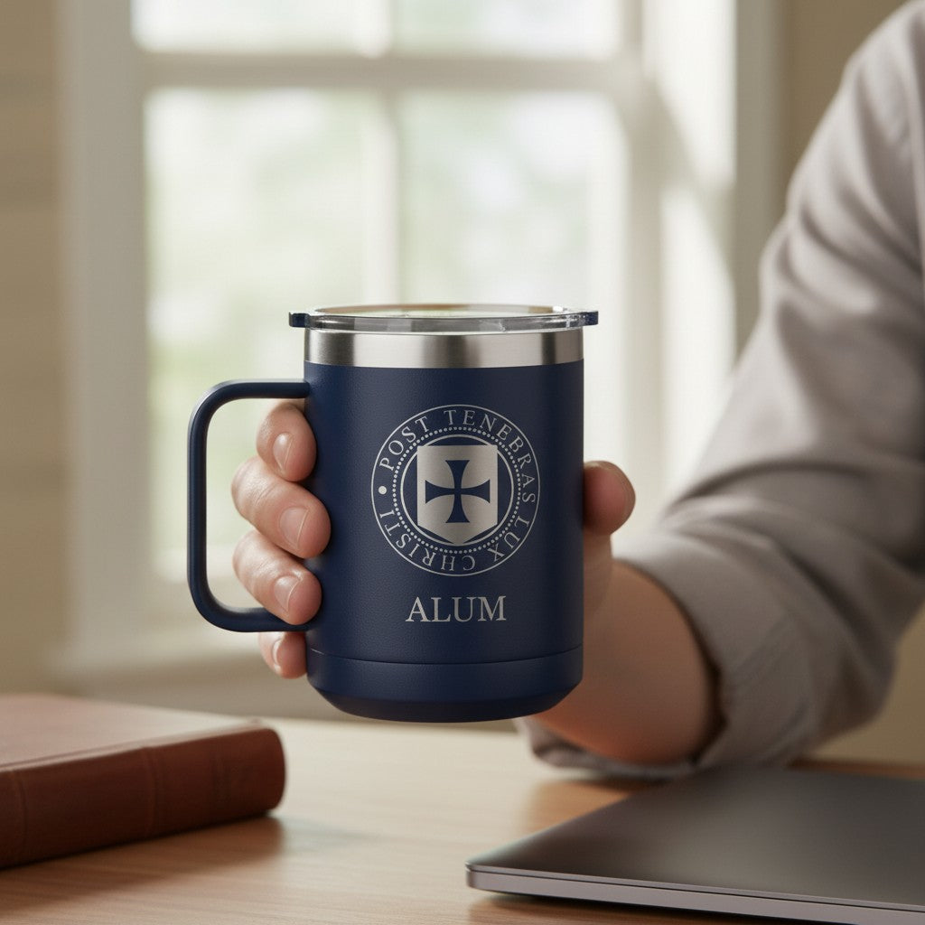 Geneva Academy Engraved 15oz Camp Cup