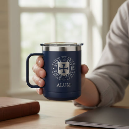 Geneva Academy Engraved 15oz Camp Cup