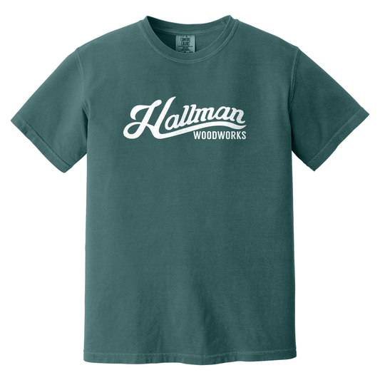 Hallmans Men's TShirt - Blue Spruce Comfort Colors 1717