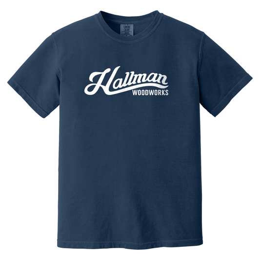 Hallmans Men's TShirt - True Navy Comfort Colors 1717