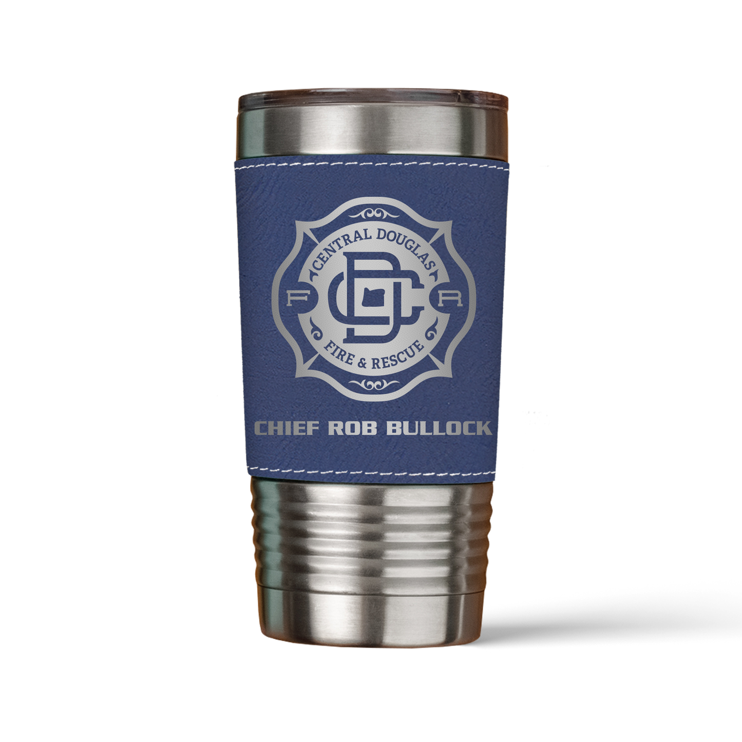 Central Douglas Fire & Rescue Engraved Portfolio & Tumbler Set