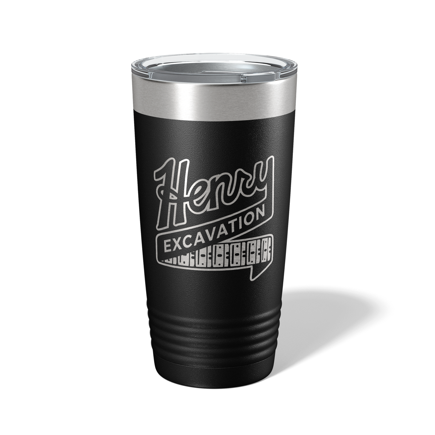 Henry Excavating 20oz Engraved Tumbler