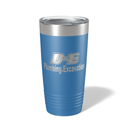 D&E Plumbing 20oz Engraved Tumbler