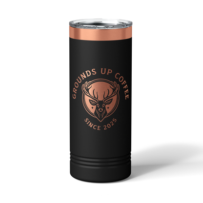 Grounds Up Coffee Logo 22oz Prism Skinny Tumbler