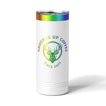 Grounds Up Coffee Logo 22oz Prism Skinny Tumbler