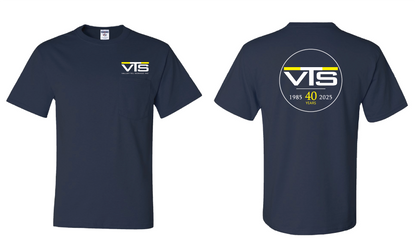Valley Tel Navy Blue Shirt -Jerzees 29MPR