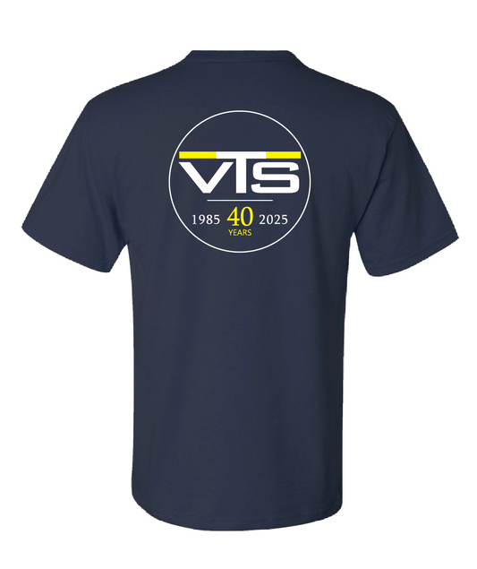 Valley Tel Navy Blue Shirt -Jerzees 29MPR