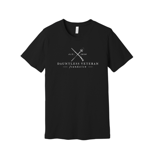 Dauntless Veteran Logo'd Shirt -3001cvc Black