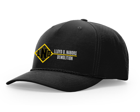 Nabors Demolition Embroidered Hat - 355 Five Panel Rope Hat