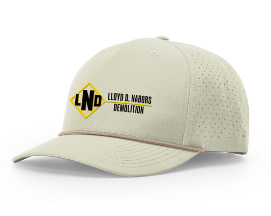Nabors Demolition Embroidered Hat - 355 Five Panel Rope Hat