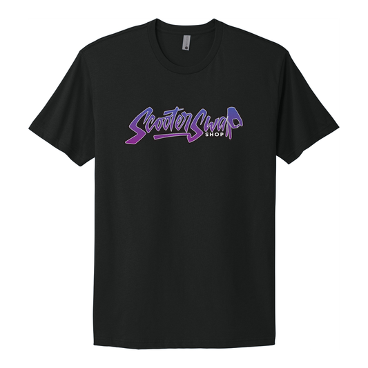 Scooter Swap Shop Graffiti Tshirt - NL3600 Black