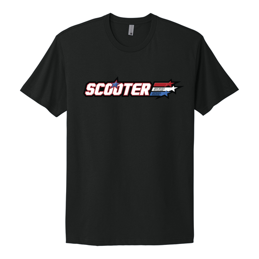 Scooter Swap Shop Stars & Stripes Tshirt - NL3600 Black