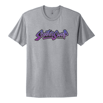 Scooter Swap Shop Graffiti Tshirt - NL3600 Heather Grey