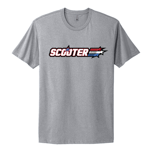 Scooter Swap Shop Stars & Stripes Tshirt - NL3600 Heather Grey