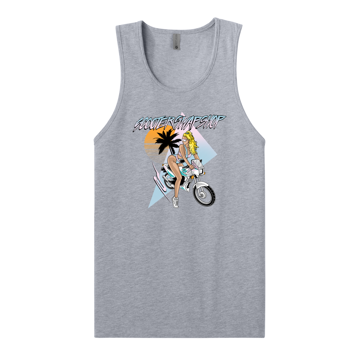 Scooter Swap Shop Uzi Girl Tank - NL3633 Heather Grey