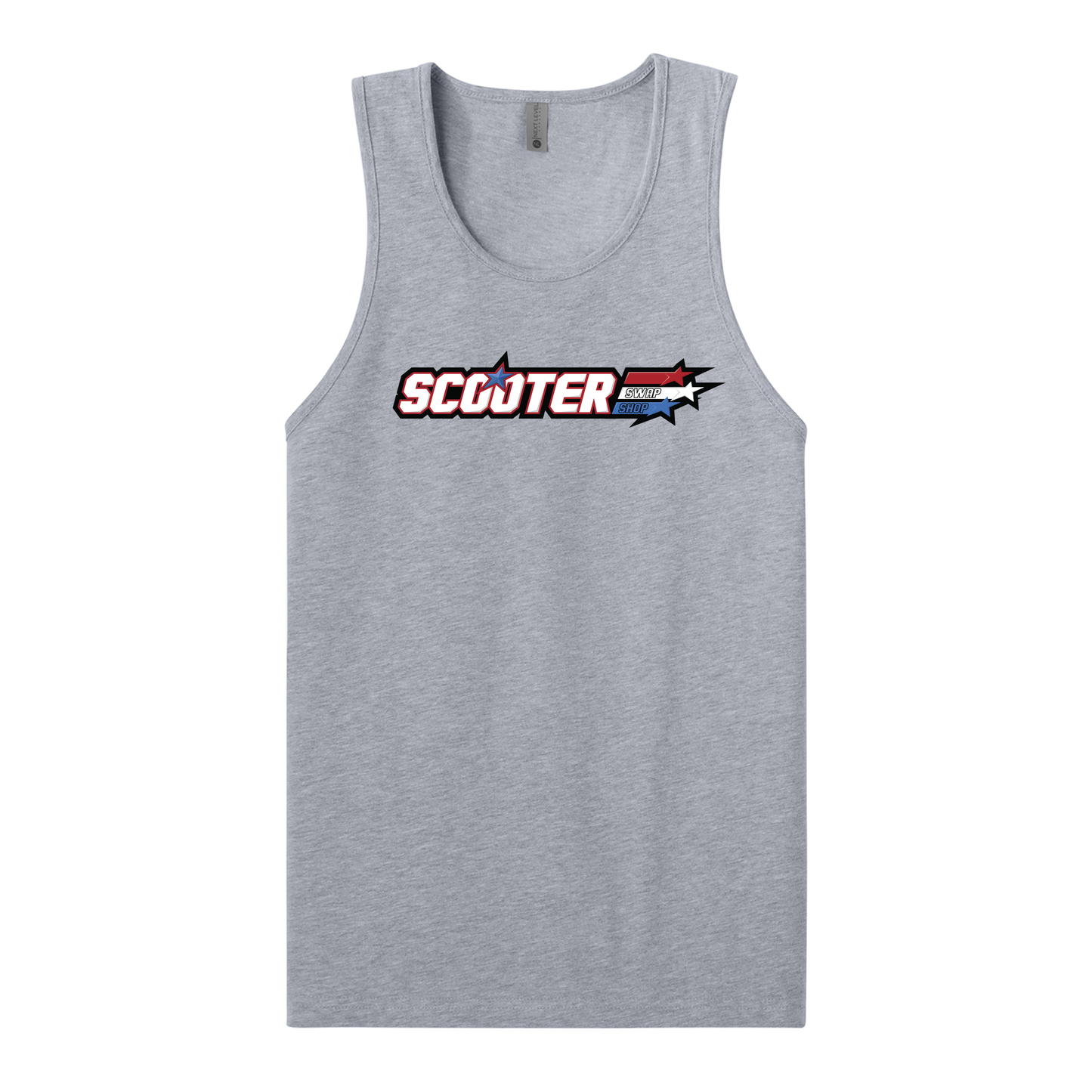 Scooter Swap Shop Stars & Stripes Tank - NL3633 Heather Grey