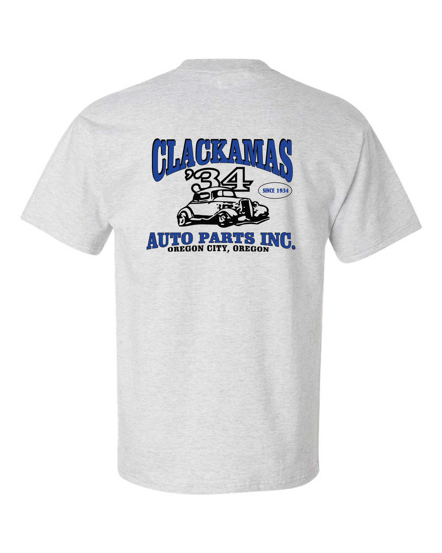 Clackamas Auto Parts Tshirt - 5180 Ash Gray