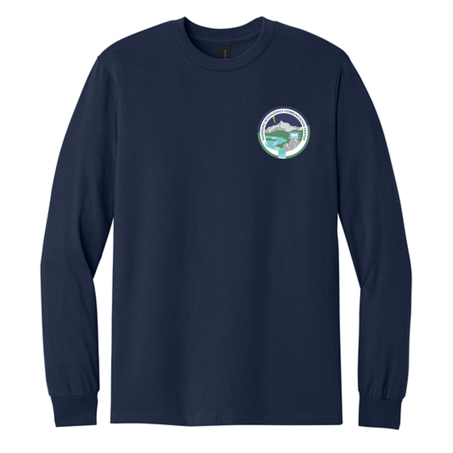 Roseburg Forest Long Sleeve Tshirt - 5400 Navy