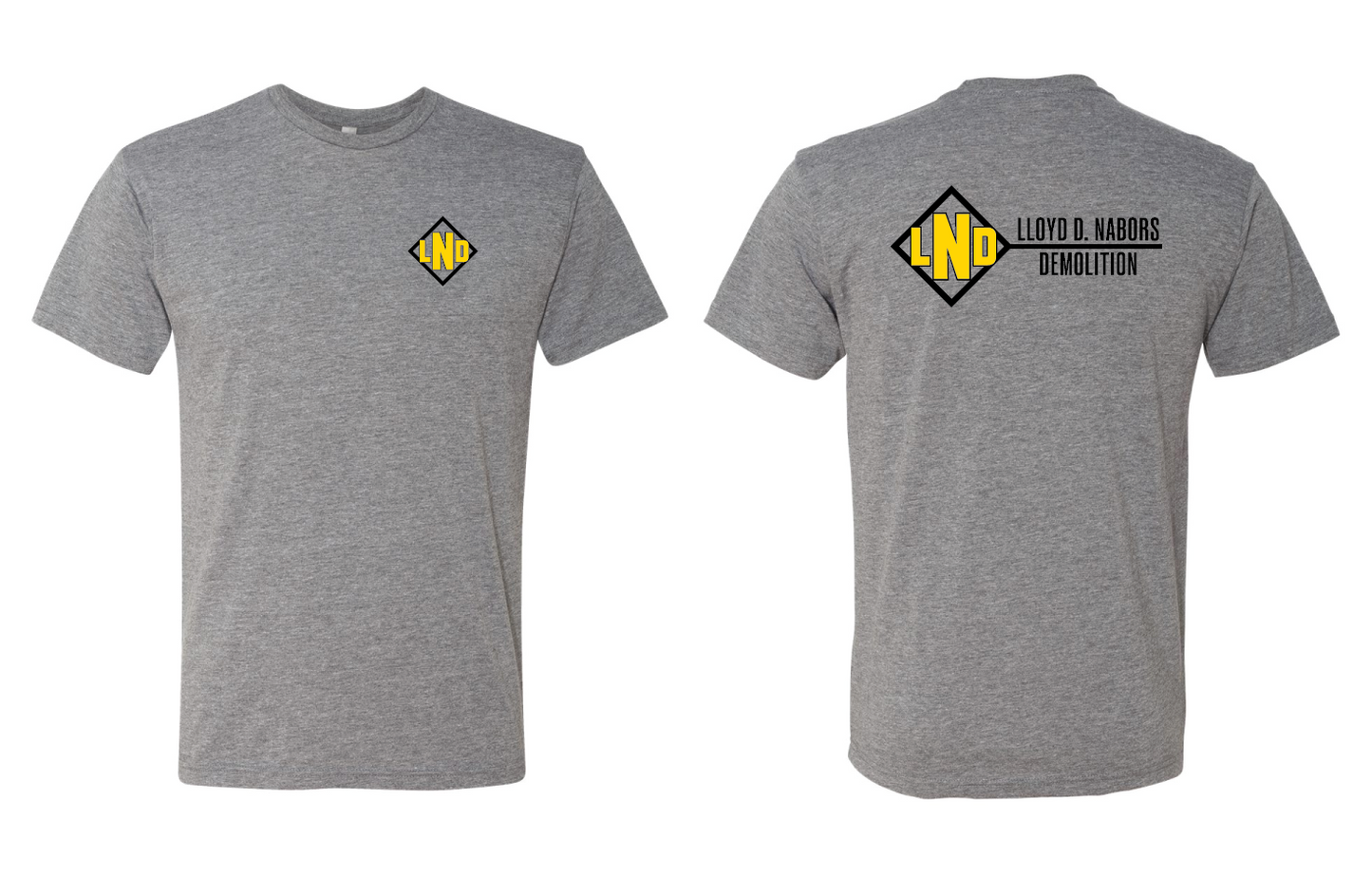 Nabors Printed Tshirt - Heather Gray 6010