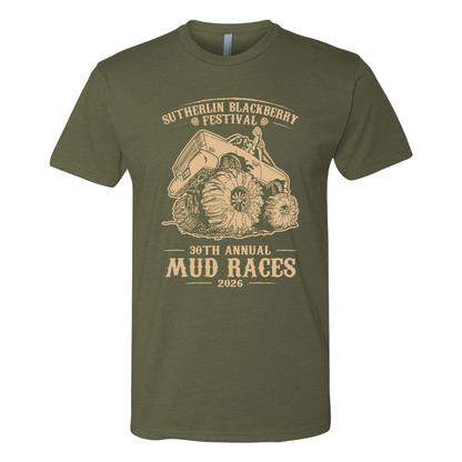Sutherlin Blackberry Mud Race Shirts 2026 - Military Olive