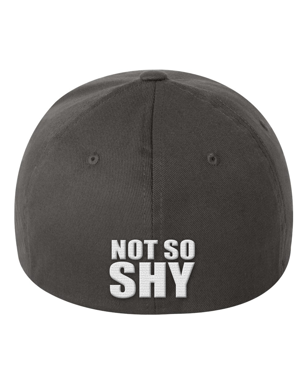 Two Shy Flex Fit Hat with Leather Patch