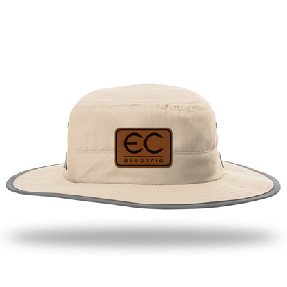 EC Electric Sun Hats with Leatherette Patch