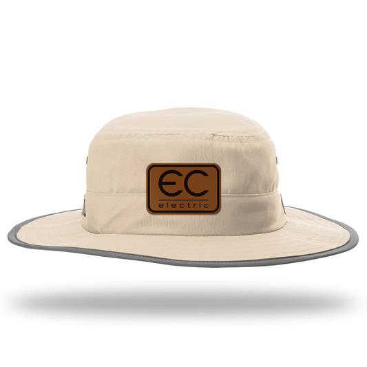 EC Electric Sun Hats with Leatherette Patch
