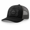 Black/Charcoal Leather patch