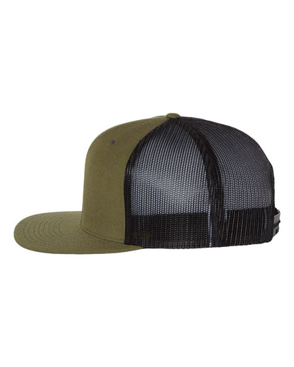 Seven's Barbershop Leather Patch Hat - Richardson 511 Loden/Black