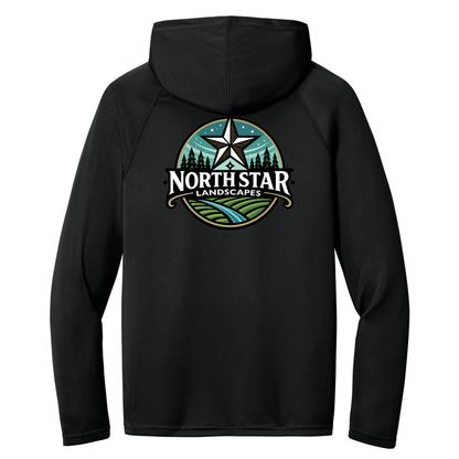 North Star Landscape A4 cooling long sleeve tee - 4N3409 Black
