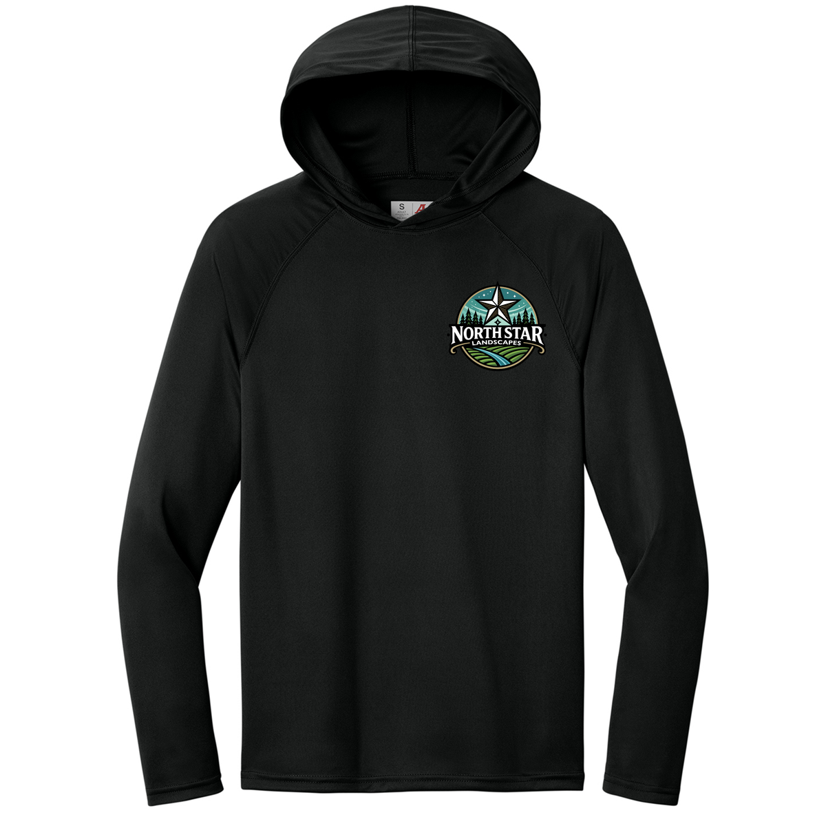 North Star Landscape A4 cooling long sleeve tee - 4N3409 Black