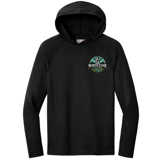 North Star Landscape A4 cooling long sleeve tee - 4N3409 Black