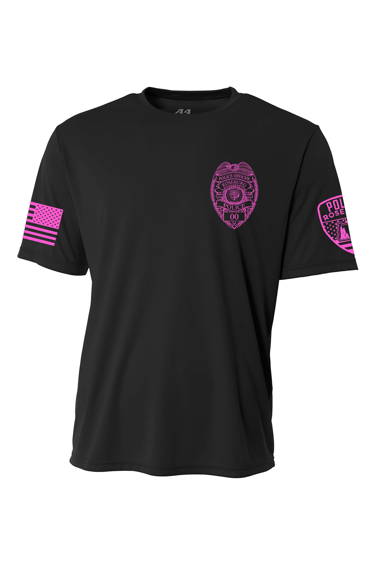 Roseburg PD Breast Cancer Performance shirt - A4N3142