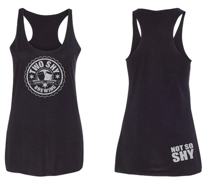 Two Shy Ladies Racerback Tank- Bella 8430 Black
