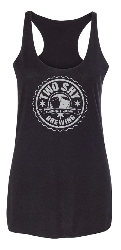 Two Shy Ladies Racerback Tank- Bella 8430 Black