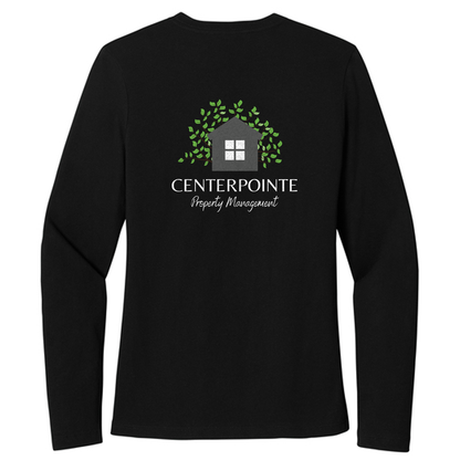 CPM Women's Long Sleeve Shirt - Bella Canvas 6500 Black