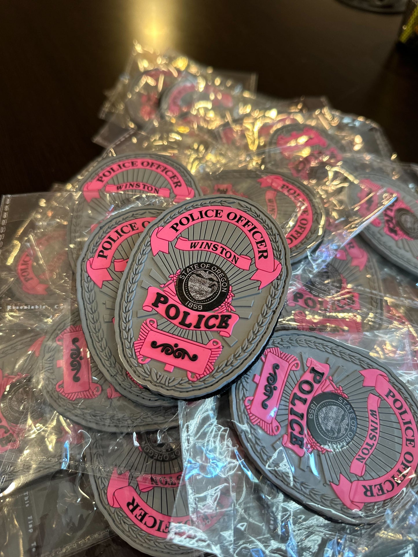 Breast Cancer Awareness PVC Patches (25Pcs)