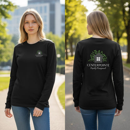 CPM Women's Long Sleeve Shirt - Bella Canvas 6500 Black