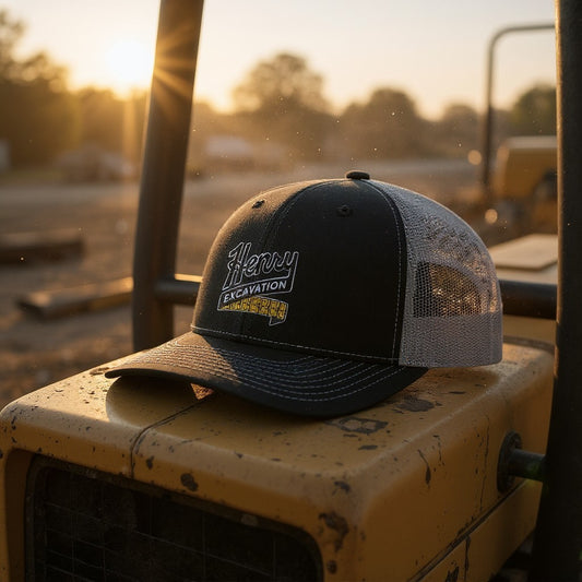 Henry Excavating Tracks Embroidered Hat - Richardson Hat 112