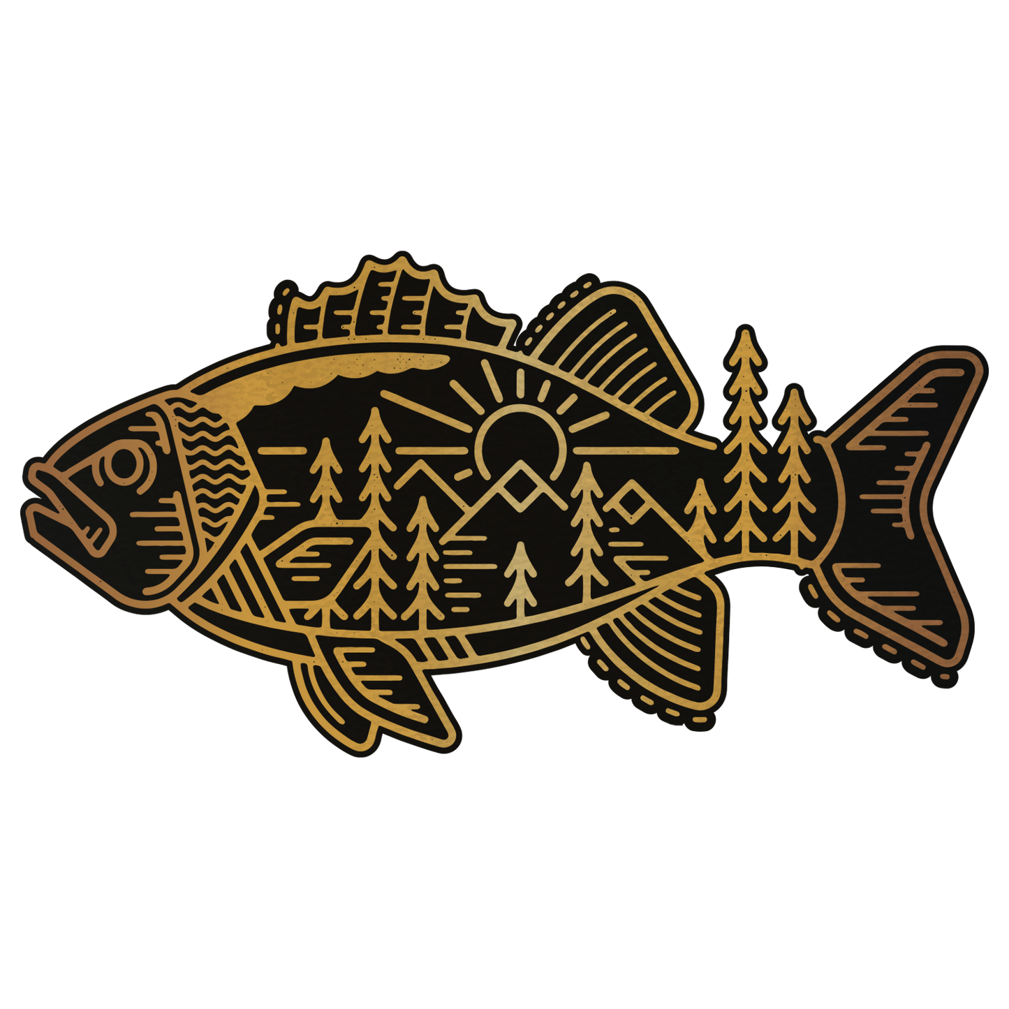Granite State Apparel - Tribal Fish Patch