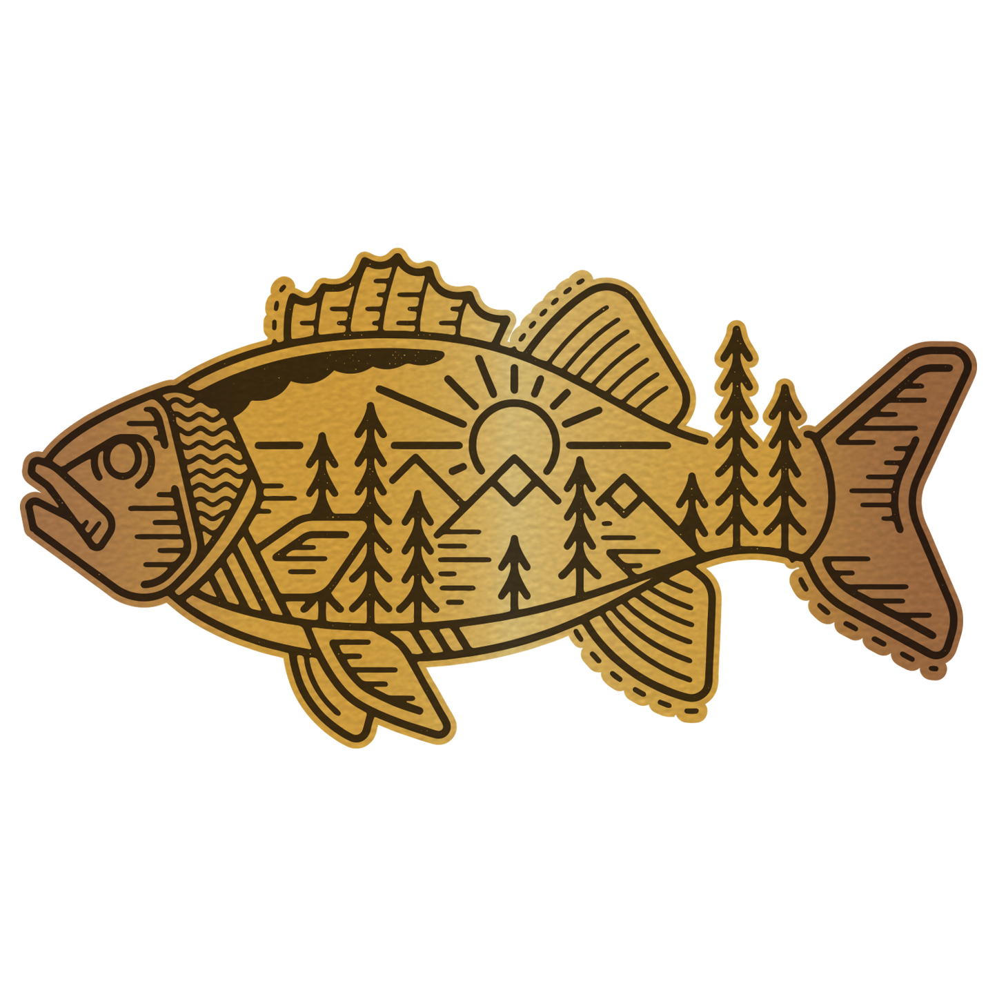 Granite State Apparel - Tribal Fish Patch