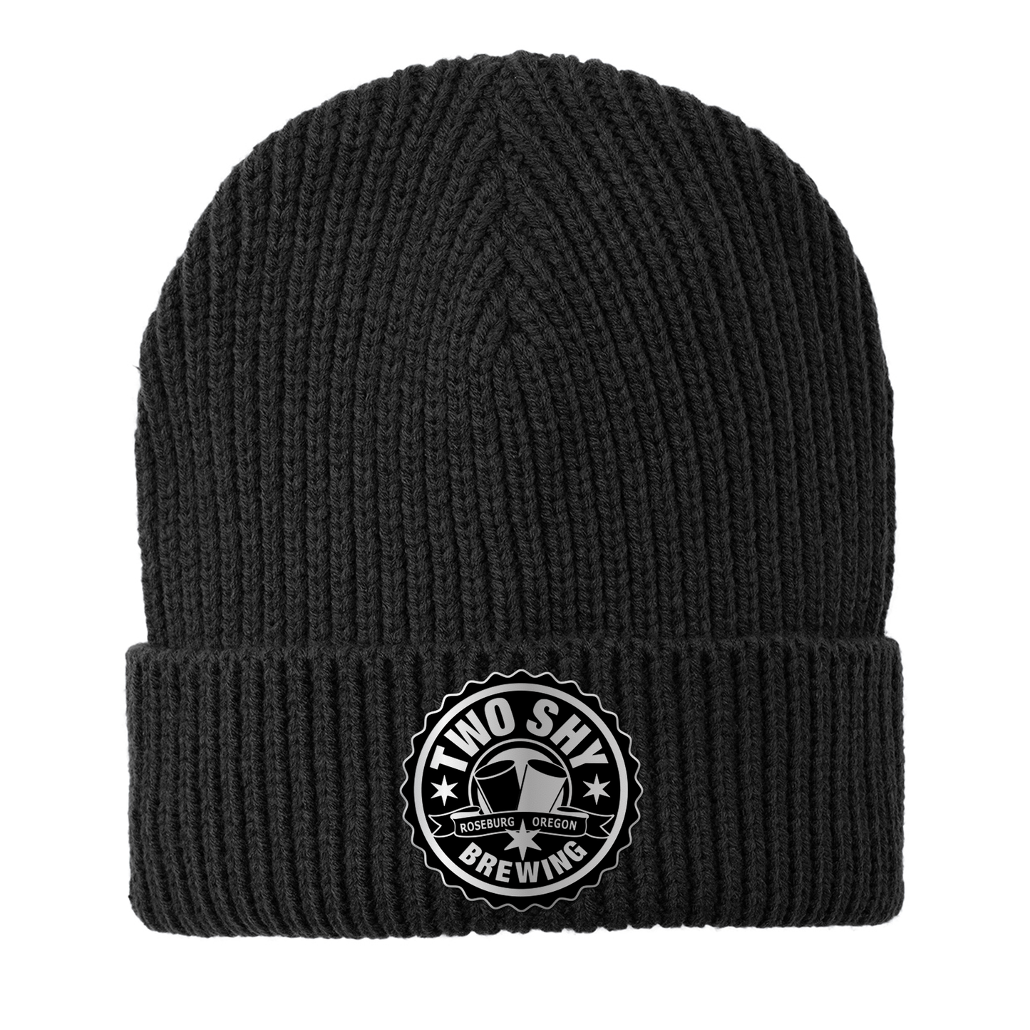 Two Shy Engraved and Embroidered Patch Watch Beanie - c908 Watch Beanie